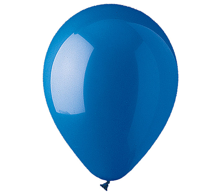 Dark Blue Helium Latex Balloon
